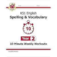 New KS1 English 10-Minute Weekly Workouts: Spelling & Vocabulary - Year 2 (CGP KS1 English) New KS1 English 10-Minute Weekly Workouts: Spelling & Vocabulary - Year 2 (CGP KS1 English) Paperback