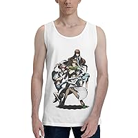 Anime Tank Top Shirt Steins Gate Men's Summer Sleeveless Clothes Fashion Vest