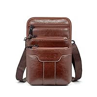 Waist Pack Fashion Travel Waist Bag Men Belt Pouch Multifunction Outdoor Sport Belt Pouch Waist Pack Leather Men's Shoulder Bags