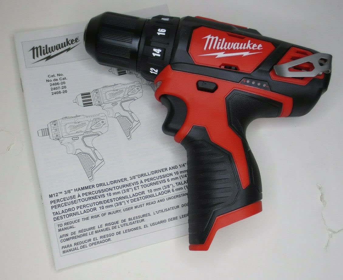 Milwaukee M12 12V 3/8-Inch Drill Driver (2407-20) (Bare Tool Only - Battery, Charger, and Accessories Not Included) (Limited Edition)