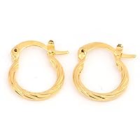 Classical Linear Earrings Dubai Gold Jewelry Earrings Yellow Gold Metal Earrings