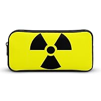 Nuclear Radiation Pencil Case Pencil Pouch Portable Pencil Bag Pen Case Pen Pouch Pen Bag Makeup Bag Pouch Organizer for Adults