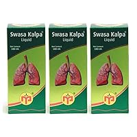 Maruthi Pharma Swasa Kalpa Syrup, Green, 180 ml (Pack of 3)