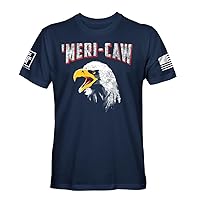 Meri-CAW Eagle Mens Patriotic Shirt