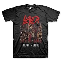 Slayer Men's Reign in Blood T-Shirt Black | Officially Licensed Merchandise