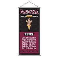 Arizona State Sun Devils Man Cave Fan Banner Scroll