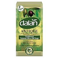 Antique 100% Olive Oil Soap 5x180gr Dry Skin, Anti – Dandruff, Hand Made Soap