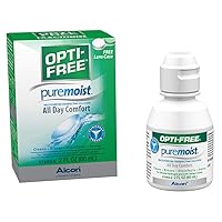 Puremoist Multi-Purpose Disinfecting Solution with Lens Case, (Packaging may vary), 2 Fl Oz (Pack of 1)