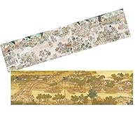 Two Plastic Jigsaw Puzzles Bundle - 1800 Piece - Pao Mian - Market and 2000 Piece - Panorama - Smart - Bears Along The River During The Qingming Festival [H2113+H1906]