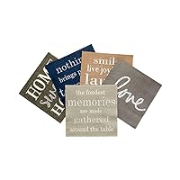 13 Inch Paper Luncheon Napkins, 20 Fondest Memories Design Printed Napkins - 3-Ply, Textured Edges, Gray Paper Decorated Napkins, Soft And Strong, For Parties Or Catering Events - Restaurantware