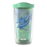 Tervis Guy Harvey-Living Reef Collection Insulated Tumbler, 16oz, Dolphins