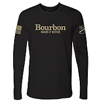 Bourbon Makes It Better Men's Long Sleeve T-Shirt