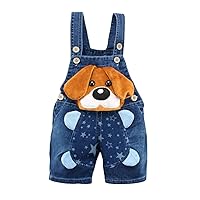 Summer Baby Pajamas Boy's Denim Suspender Jeans Overalls Jean Overall Summer For Baby Girl Boy With Cute 3D Baby Boy 3 6