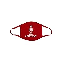 American Flag Red Face Mask (One Size Fits All)