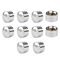 Chrome Bolt Covers Engine Topper Cap Aluminum fit 7.5-9.5mm Bolts for Harley Sportster XL Dyna Touring Road King Softail Twin Cam