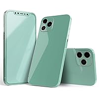 Full Body Skin Decal Wrap Kit Compatible with iPhone 15 Plus - Simple Mint Pastel Color