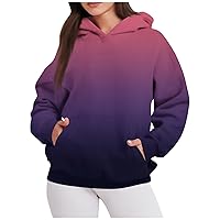 Oversized Sweatshirt for Women fleece Hoodies Fall winter basic Long sleeve Comfy pullover