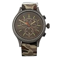 Timex Men's Watch Tw2V09600Lg (Ã˜ 43 mm), Multicoloured, 43MM, Bracelet
