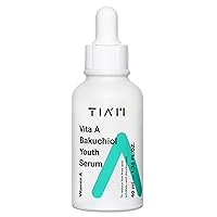 TIAM Vita A Bakuchiol Youth Serum, Anti-Aging Facial Serum for Wrinkles, Dark Spots, Suitable for Sensitive Skin, 1.35 FL.OZ. / 40ml