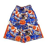 Flow Society Boys NY Hoops Attack Short Blue - Basketball - Athletic Shorts - Gym - Boys