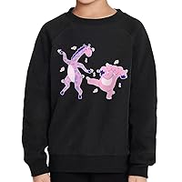 Funny Animals Toddler Raglan Sweatshirt - Music Sponge Fleece Sweatshirt - Cute Design Kids' Sweatshirt