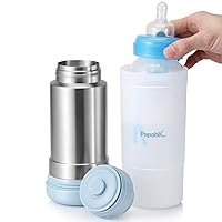 Papablic Portable Travel Baby Bottle Warmer On The Go, Fits Most Car Cup Holders, 12 oz
