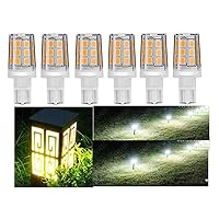(8-Pack) 2.5W LED Replacement Landscape Pathway Light Bulb 12V AC/DC Wedge Base T5 T10 for Malibu Paradise Moonrays and More ,Warm White 3000K,Whie 5000K (Warm White 3000K)