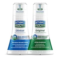 DDS Activated Clinical Mouthwash & Original Activated Mouthwash - Adult Mouthwash for Fresh Breath - Clean Mint Flavor (Clinical) & Fresh Mint Flavor (Original), 16 fl oz Each