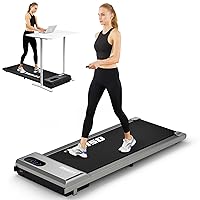 Walking Pad Treadmill, 2.25HP Under Desk Treadmill for Home Office Walking Treadmill with LED Display,Remote Controller