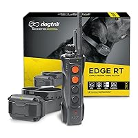 Dogtra Edge RT Long Range High-Output 1-Mile Waterproof 3-Dog Expandable Remote Dog Training E-Collar with Combination Boost Control for Professionals