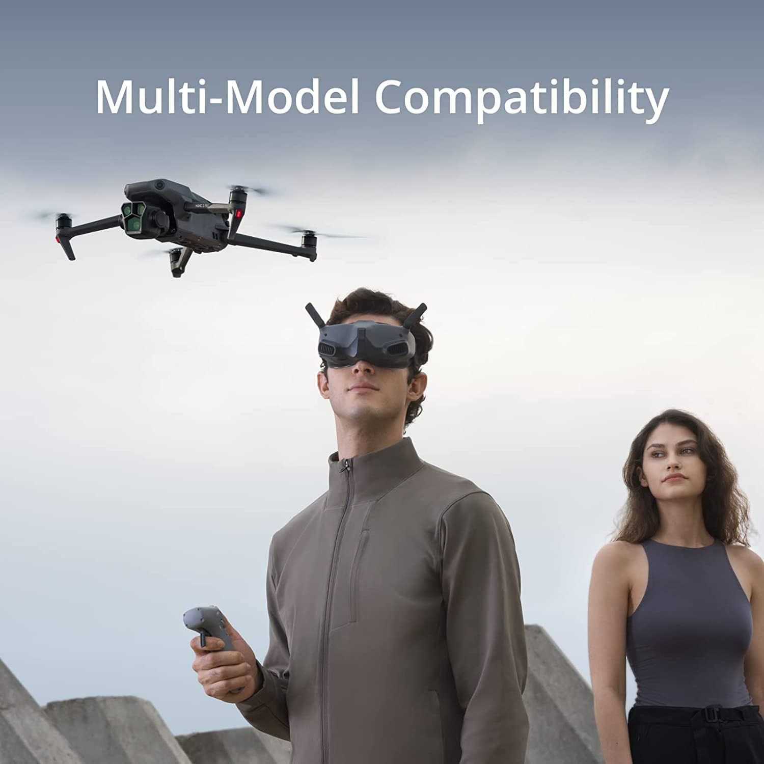 DJI Goggles Integra - Lightweight and Portable FPV Goggles, Integrated Design, Micro-OLED Screens, DJI O3+ Video Transmission, HD Low-Latency, Compatible with DJI Avata and More