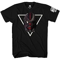 STAR WARS The Bad Batch Hunter Glitch Adult Graphic Tee Adult Unisex Black T-Shirt