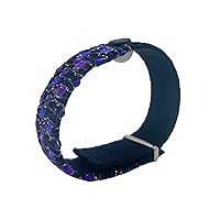 Anxiety AcuBracelet for Women- Adjustable Acupressure Band- Calms Stress- Balance- Fatigue (single) purple