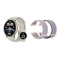 Parsonver PS01SL Smart Watch with Bluetooth Call Bundle with PSWB1G 22mm Watch Band
