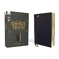 NASB, The Grace and Truth Study Bible (Trustworthy and Practical Insights), Leathersoft, Navy, Red Letter, 1995 Text, Comfort Print NASB, The Grace and Truth Study Bible (Trustworthy and Practical Insights), Leathersoft, Navy, Red Letter, 1995 Text, Comfort Print Imitation Leather