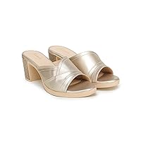 Womens' Square Open Toe Heeled Sandals For All Wear