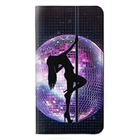 RW3284 Sexy Girl Disco Pole Dance PU Leather Flip Case Cover for Samsung Galaxy A71