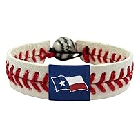 Texas Flag Classic Baseball Bracelet