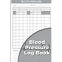 Blood Pressure Log Book: Keeping track of your blood pressure is essential for leading a healthy lifestyle. This logbook will help you monitor your ... changes over time, 100 Pages, and 6x9 Inches.