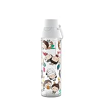 Tervis Warner Brothers Friends Pattern 23 Made in USA Double Walled Insulated Tumbler Travel Cup Keeps Drinks Cold & Hot, 24oz Venture Lite Water Bottle, Classic