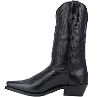Laredo Mens Hawk Snip Toe Dress Boots Mid Calf - Black