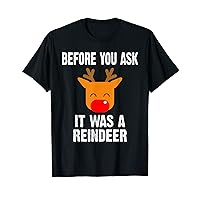 Funny Amputee Christmas Amputation Surgery Reindeer Humor T-Shirt