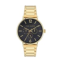 Ted Baker Gents Stainless Steel Gold Tone Bracelet Watch (Model: BKPPGF3079I)