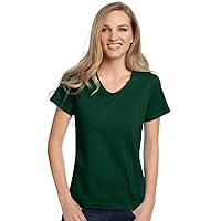 Hanes Women's Relaxed Fit ComfortSoft V-Neck T-Shirt