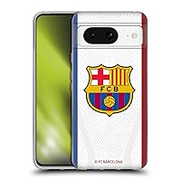 Head Case Designs Officially Licensed FC Barcelona Away 2023/24 Crest Kit Soft Gel Case Compatible with Google Pixel 8
