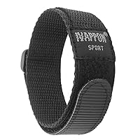 Hook Loop Sport Watch Strap 18mm 20mm 22mm Nylon Straps Black Blue Fastening Watchband