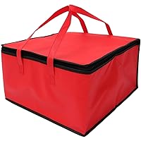 Insulated Food Grocery Delivery Bag Pizza Warmer Bag Picnic Cooler Bag Transport Bag for Hot Food Delivery Drink Carriers