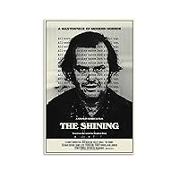 The Shining Horror Movie Poster Canvas Wall Art Living Room Posters 20x30inch(50x75cm)