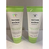 Texture + Bounce Shampoo Papaya + Green Tea + Sunflower Oil (2 EA 6.8 oz)