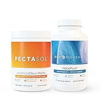 EcoNugenics Ultimate Cellular Health & Immune Support Pack | HonoPure - Magnolia Bark Extract, 120 Capsules| PectaSol-C Modified Citrus Pectin, 454 Grams Bundle